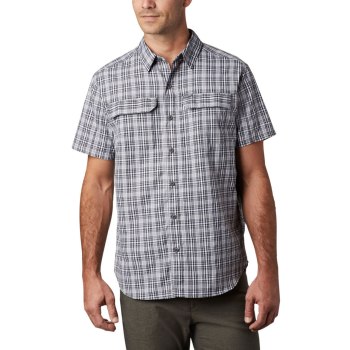 Columbia Overhemd Heren, Silver Ridge 2.0 Multi Plaid Short Sleeve Zwart, 24LKXRPDW